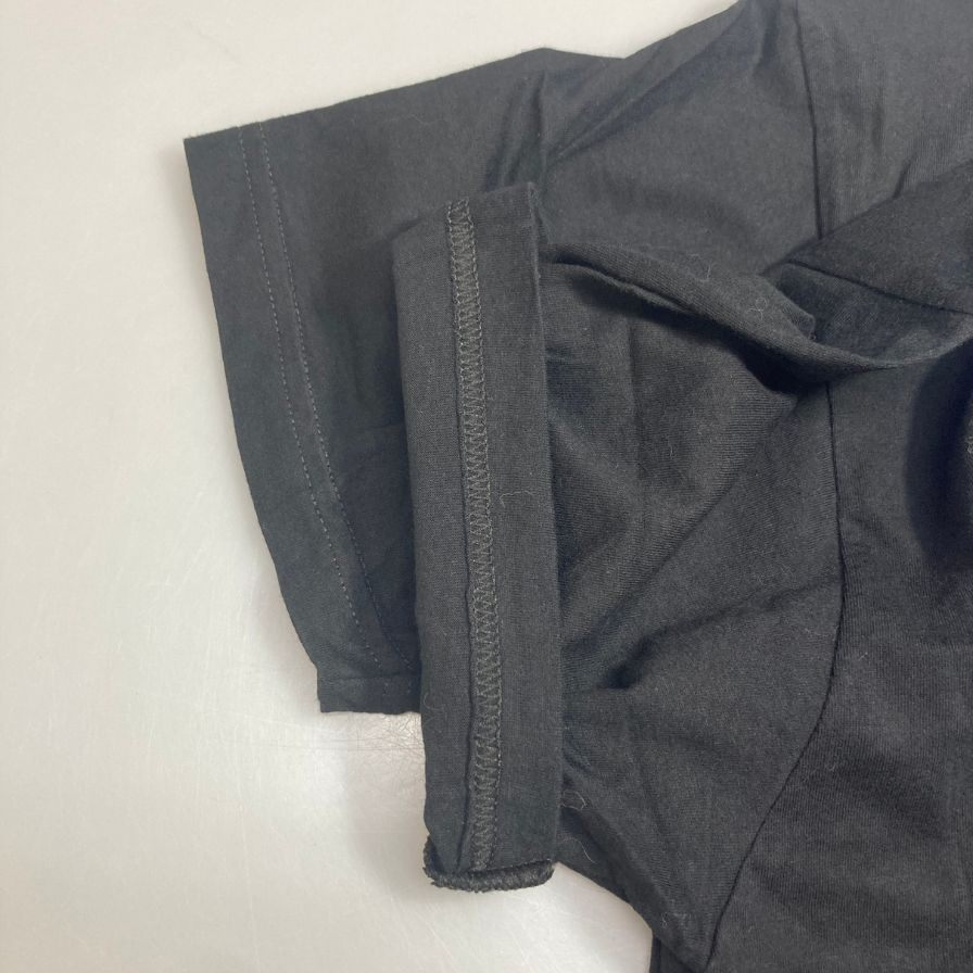 美品◆クロムハーツ Tシャツ ポケットT 胸元ロゴ 星条旗 ブラック サイズL メンズ CHROME HEARTS 【AFB27】