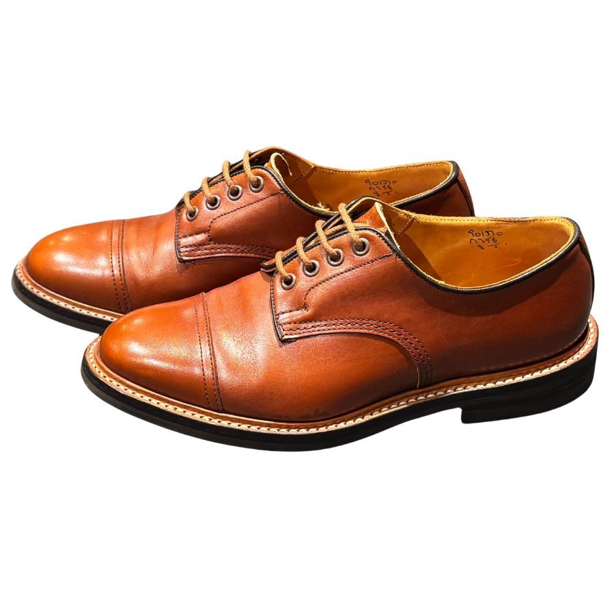 トリッカーズ レザーシューズ ストレートチップ M798 カーフ サイズUK8 メンズ ブラウン Tricker’s ビジネスシューズ 約26.5cm【LA】【中古】