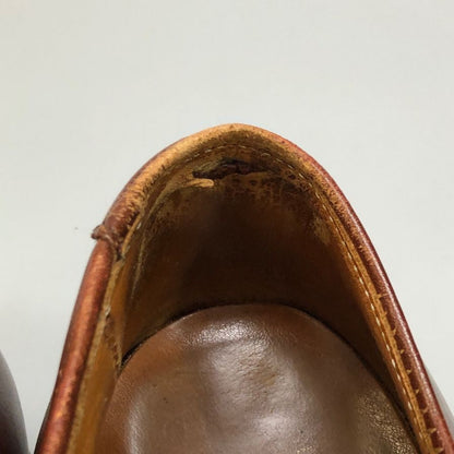 オールデン レザーシューズ Vチップ 549 旧ロゴ カーフ メンズ サイズUS6 ブラウン ALDEN ビジネスシューズ 約24.0cm【LA】【中古】