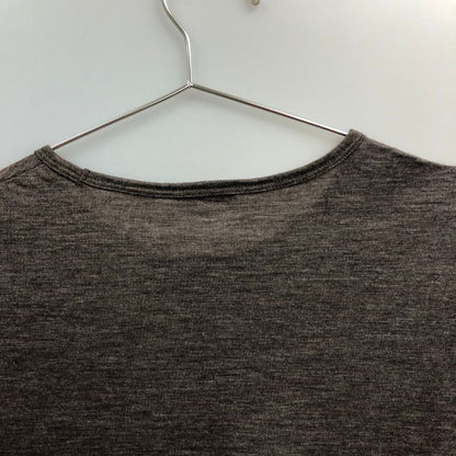 美品◆キャッシュ＆バルバ Tシャツ カシミヤ想定 サイズ不明 グレー メンズ cash & barba 【AFB27】