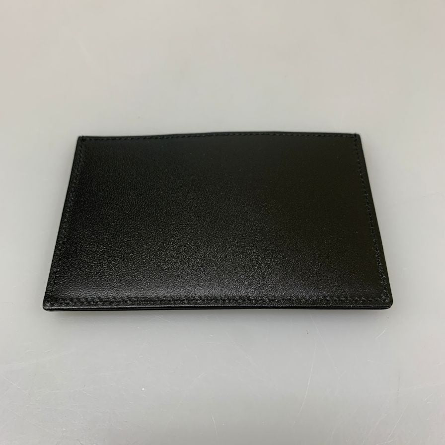 モンブラン カードケース 刺繍 デザイン レザー ブラック系 MONTBLANC【AFI4】