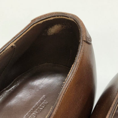 宮城興業 レザーシューズ パンチドキャップトゥ ダービー  ブラウン メンズ サイズ10 Miyagi Kogyo 約28.0cm【AFC29】