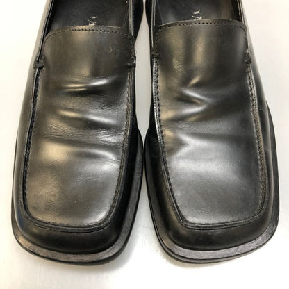 プラダ Uチップ ローファー 883 メンズ サイズ 8ハーフ ブラック PRADA 約26.5cm【AFC29】