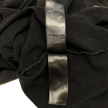 美品◆バレンシアガ プルオーバー パーカー  600583 21AW フロントロゴ ブラック サイズ XXL BALENCIAGA 【AFB28】