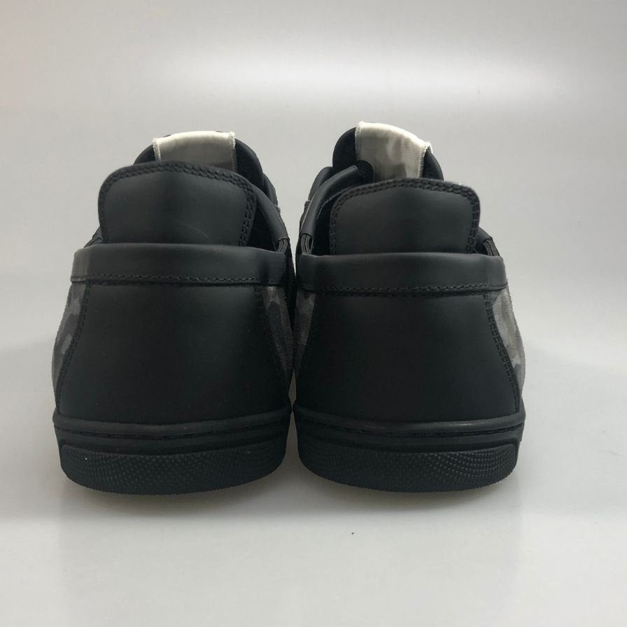 ルイヴィトン スニーカー ガストンV サイドゴア ローカット 迷彩柄 メンズ サイズ5.5 LOUIS VUITTON 約24.5cm【AFD9-2】