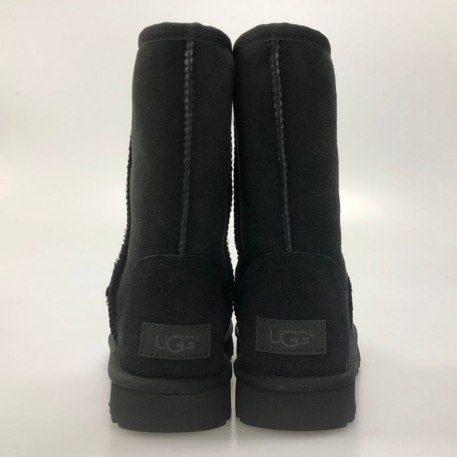アグ クラシック ショート ムートン ブーツ 1016223 レディース サイズ24cm ブラック UGG 約24.0cm【AFD1】