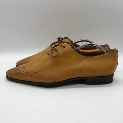サントーニ  レザーシューズ 7113 110  ライトブラウン メンズ  サイズ6.5 SANTONI 約25.5cm【AFC47】