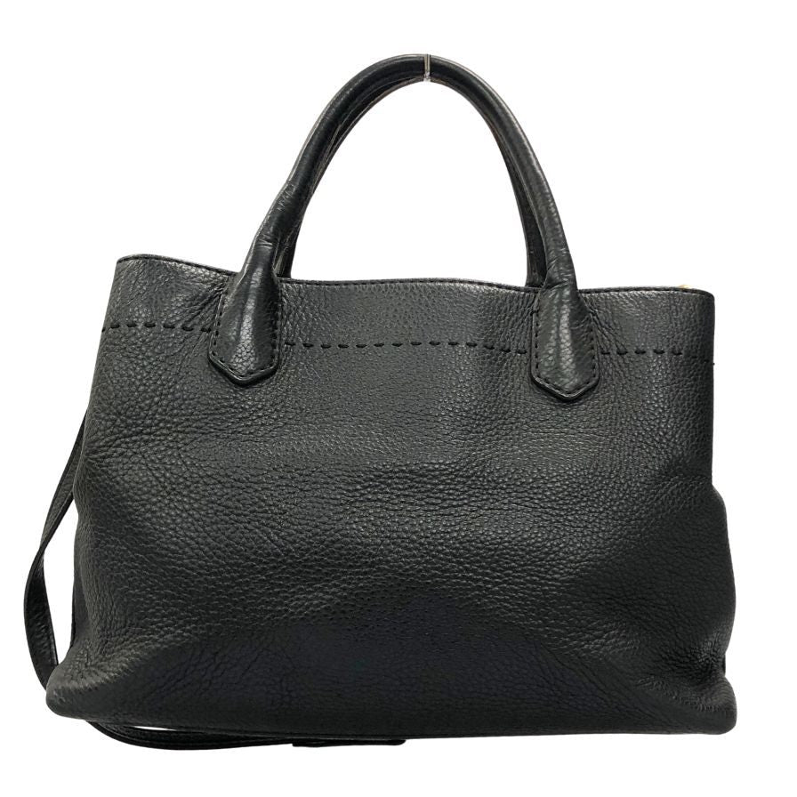 トリーバーチ ハンドバッグ ブラック シボレザー Tory Burch【AFE6】