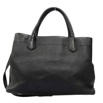 トリーバーチ ハンドバッグ ブラック シボレザー Tory Burch【AFE6】