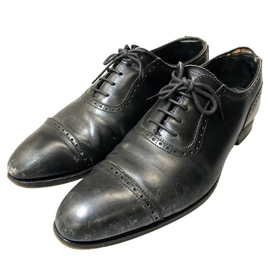 クロケット&ジョーンズ レザーシューズ アルバニー アデレード カーフ ブラウン メンズ サイズUK6E Crockett&Jones 約24.5cm【AFD15】