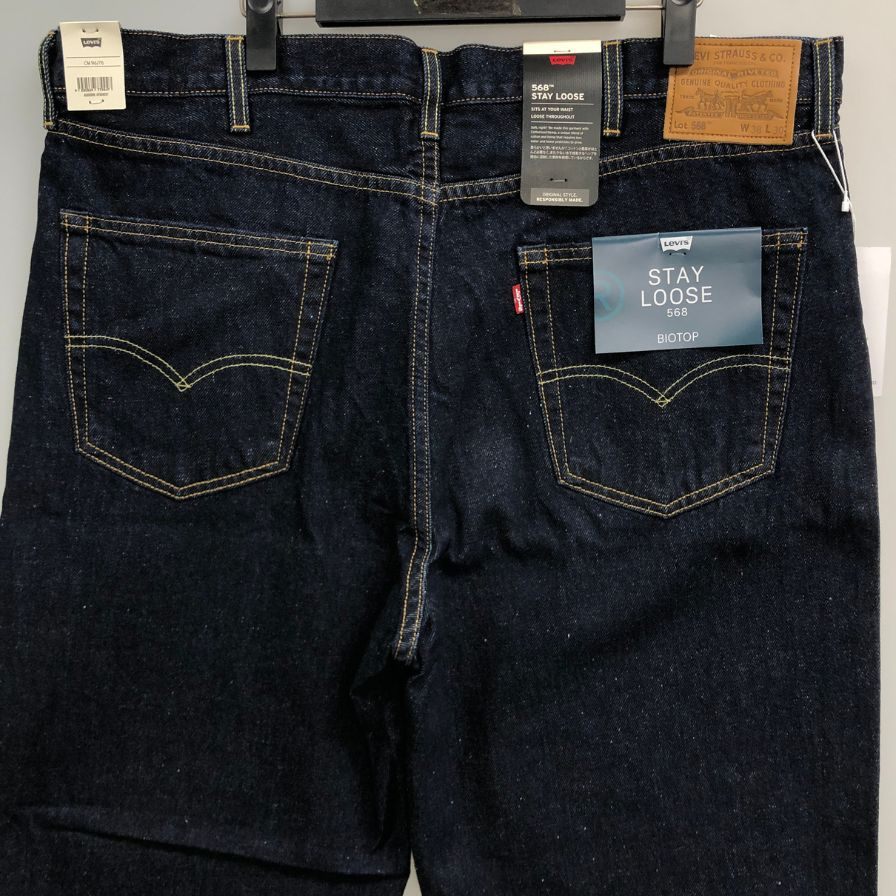ビオトープ×リーバイス デニム 568 インディゴ メンズ W38 L30 BIOTOP×LEVI'S 【AFB36】