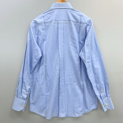 極美品◆ポールスチュワート シャツ 長袖 綿 メンズ ブルー サイズL Paul Stuart 【AFB3】