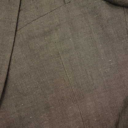 Used Cheviot Jacket Linen Men's Gray Size AB7 Cheviot [AFB18] 