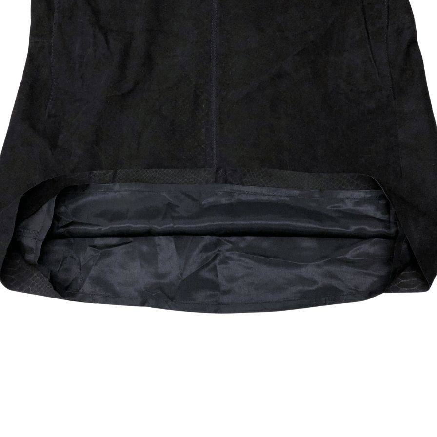 美品◆ディーゼル レザー ノースリーブ ワンピース 羊革 レディース サイズXS ブラック DISEL Dress and Impress 【AFB31】