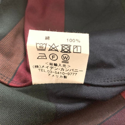 美品◆インディビジュアライズドシャツ シャツ 長袖 チェック柄 メンズ マルチカラー サイズM INDIVIDUALIZED SHIRTS 【AFB27】