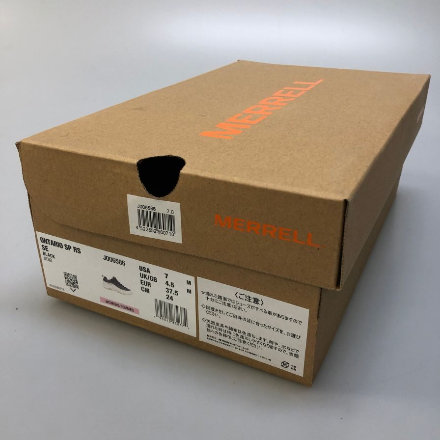 メレル スニーカー ONTARIO SPEED RS レディース サイズ24 ブラック系 MERRELL 約24.0cm【AFD3】