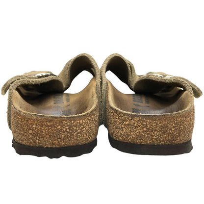 ビルケンシュトック サンダル スエード サイズ24.5 メンズ ベージュ系 BIRKENSTOCK 約24.5cm【AFC41】
