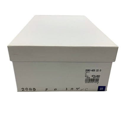 新宿屋 レザーサンダル トカゲ 2080-405 ブラック 22.0cm レディース shinjukuya 約22.0cm【7-16】