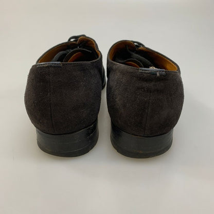 チャーチ レザーシューズ ルゲート 3都市 84ラスト スエード サイズUK75E ネイビー Church's スエードシューズ 約26.5cm【LA】【中古】