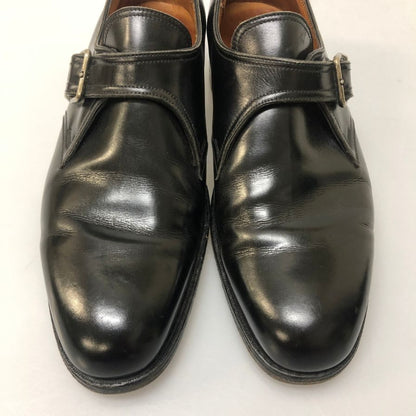 ジェイエムウエストン 1731 シングルモンク プレーントゥ ブラック メンズ サイズUK7D J.M.WESTON 約26.0cm【PTM1】