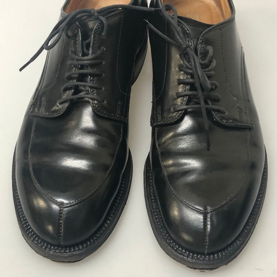 オールデン 54331 Vチップ メンズ サイズ 6ハーフ ブラックAlden 約24.5cm【AFD8】