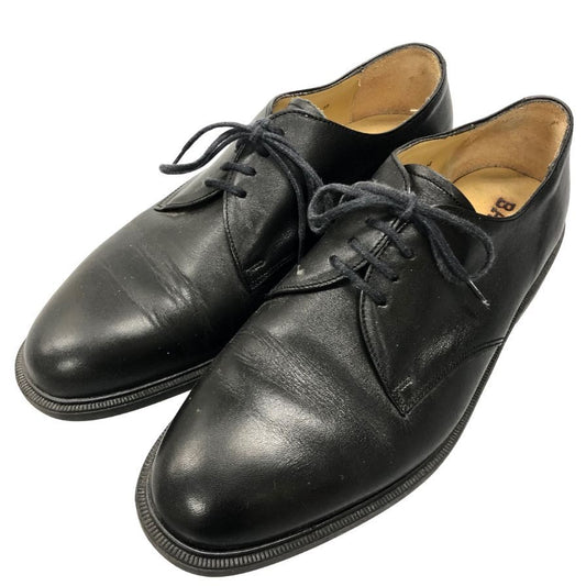 バリー レザーシューズ プレーントゥ 57351 メンズ ブラック サイズ8 BALLY 約26.5cm【AFC8】