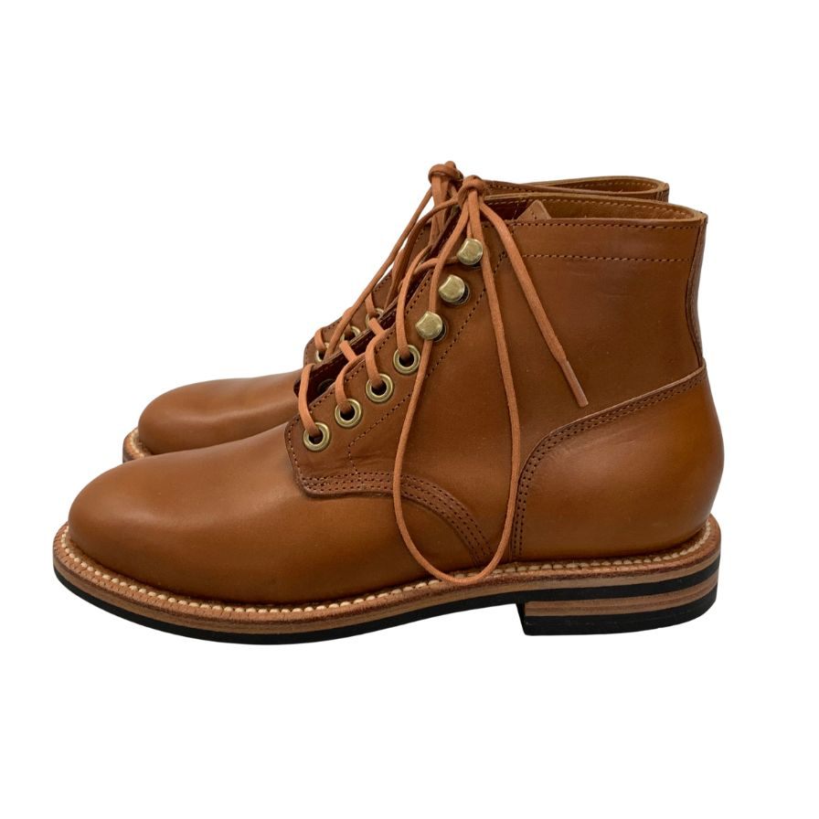 極美品◆グラント ストーン ノラ ブーツ レザー ブラウン サイズ5B レディース GRANT STONE Nora Boot【AFD14】