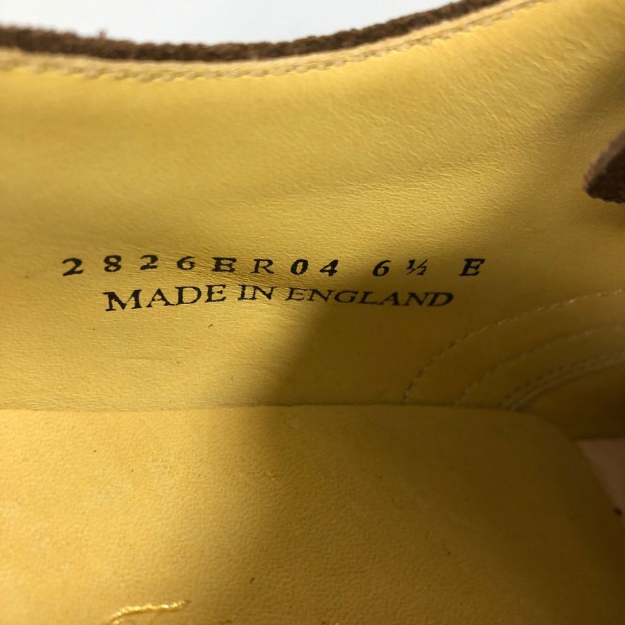 ロイドフットウェア レザーシューズ 2826ER04 ウイングチップ スエード メンズ 左右サイズ違い ブラウン系 Lloyd Footwear 約不明cm【AFD15】
