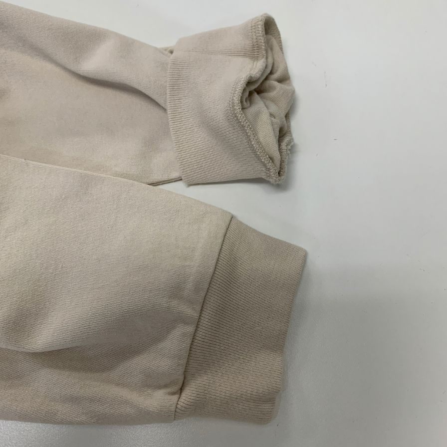 極美品◆カリフォルニア ジェネラル ストア CGS. 長袖Tシャツ ロゴ刺繍 ベージュ メンズ サイズM California General Store 【AFB47】