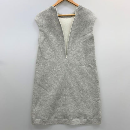 美品◆エムエスジーエム ノースリーブ ワンピース パイナップル刺繍 レディース サイズ38 グレー MSGM 【AFB19】