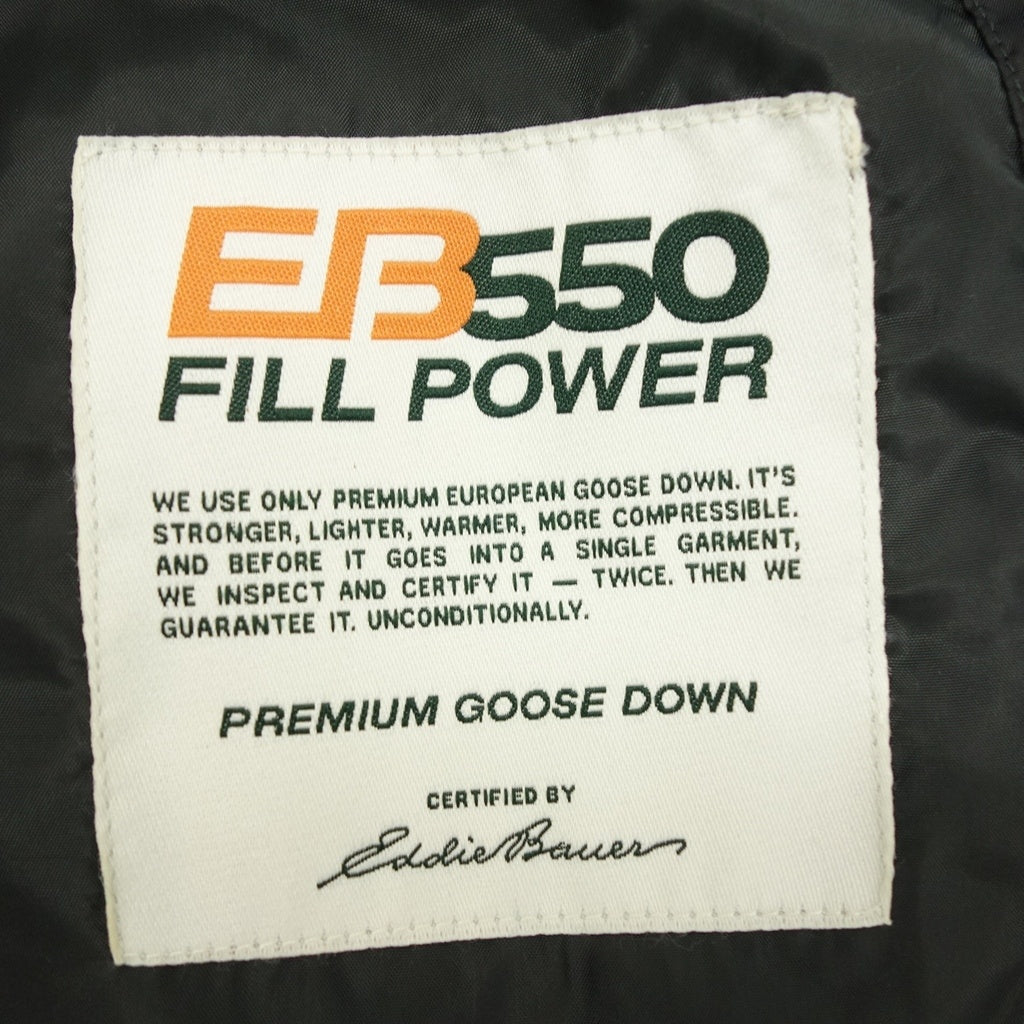 極美品◆エディバウアー ダウンコート 550フィルパワー レディース ブラック サイズPXL Eddie Bauer【AFB10】