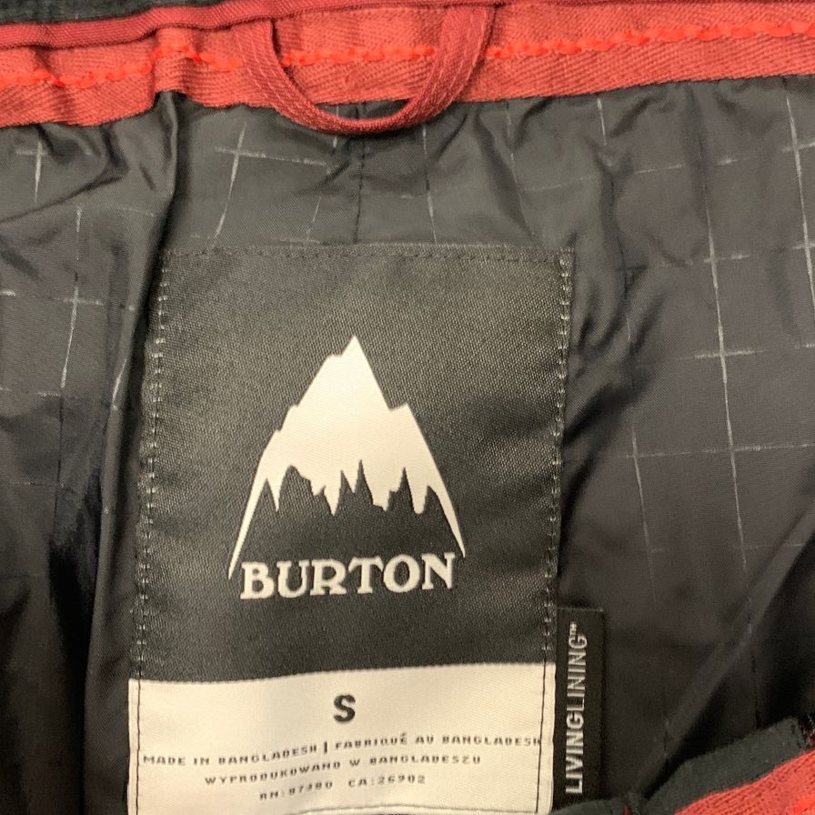 バートン ナイロンパンツ ワインレッド サイズS スキーウェア BURTON 【AFB45】