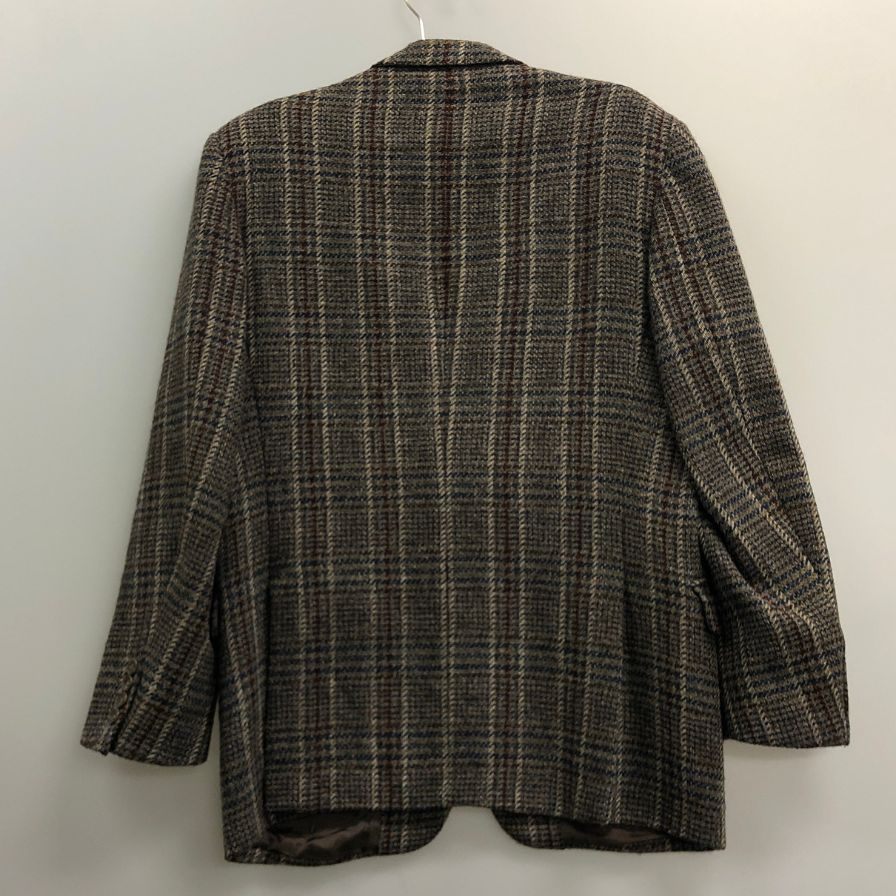 中古◆クリスチャンディオール ムッシュ テーラードジャケット チェック フランス製 メンズ サイズ48 Christian Dior MONSIEUR 【AFF22】