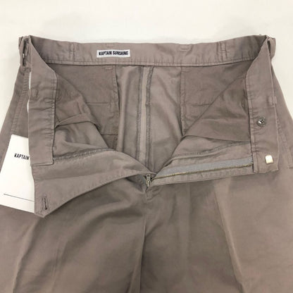 キャプテンサンシャイン ストレートパンツ Garment Dyed Scottish Sideseemless Trousers ベージュ メンズ サイズ34 KAPTAIN SUNSHINE 【AFB28】