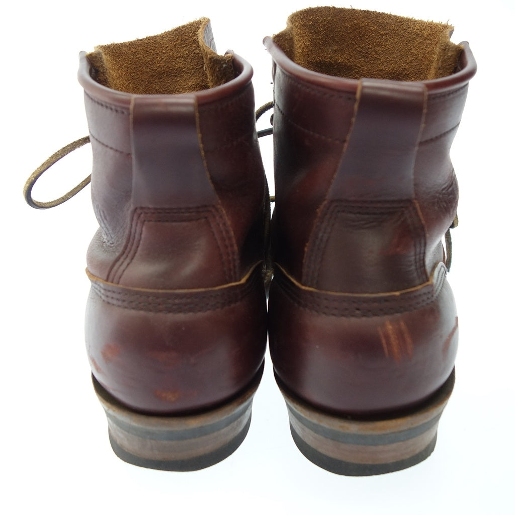 Used ◆Whites boots smoke jumper lace up men's size 9.5E reddish brown WHITES SMOKE JUMPER [AFC43] 