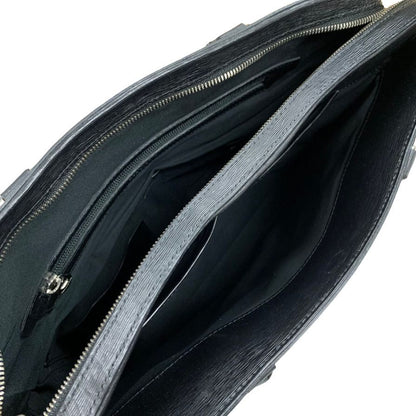 エルゴポック ビジネスバッグ レザー メンズ ブラック HERGOPOCH【AFE9】