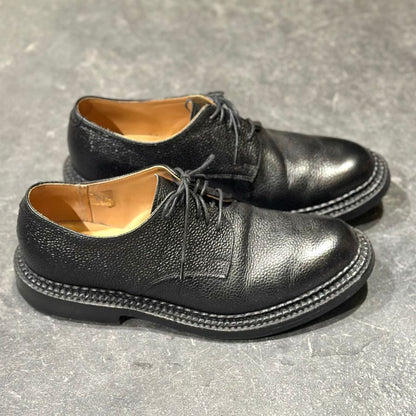 グレンソン レザーシューズ S199G 426 プレーントゥ トリプルウェルト グレインレザー ブラック サイズ6.5Ｇ GRENSON ビジネスシューズ 約25.0cm【LA】【中古】