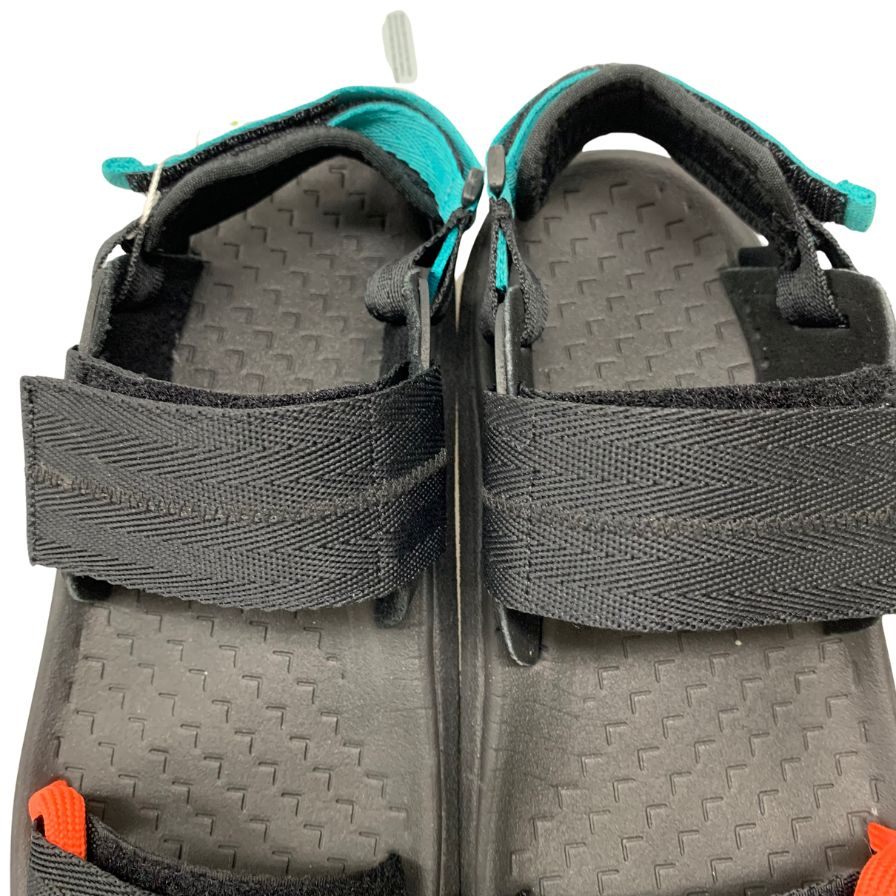 新品同様◆アクロス サンダル ハイジャックサンダル ブラック メンズ 25.5 AKROSS HIJACK SANDALS【AFD9】