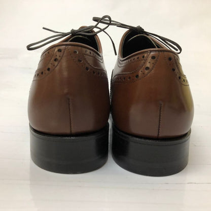 ジョンストン＆マーフィー レザーシューズ ウイングチップ クラウン アリストクラフト メンズ サイズ8 ブラウン JOHNSTON & MURPHY 約26.0cm【AFD4】
