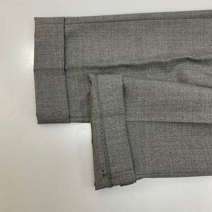 ユニバーサルランゲージ×VITALE BARBERIS CANONICO スラックス カノニコ ウール 2タック ストラップ メンズ グレー サイズSS UNIVERSAL LANGUAGE 【AFB19】