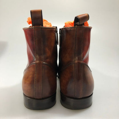 マグナーニ 21308 サイドジップブーツ カーフ ブラウン サイズ40 MAGNANNI 約25.0cm【AFD15】