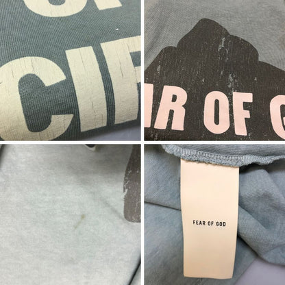 美品◆フィアオブゴッド 長袖Tシャツ DISCIPLES ディサイプルズ ブルー サイズS Fear of God 【AFB33】