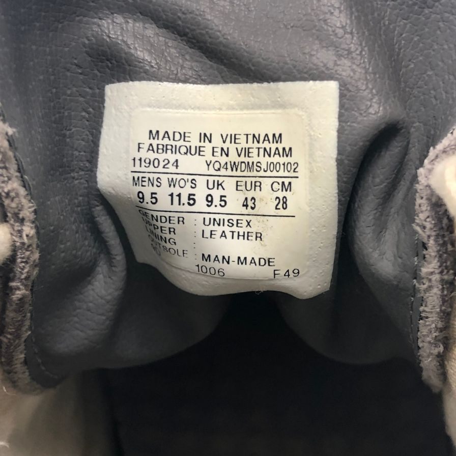 コンバース ハイカットスニーカー ヴィンテージ ワンスター グレー サイズ28.0 CONVERSE 約28.0cm【AFC7】