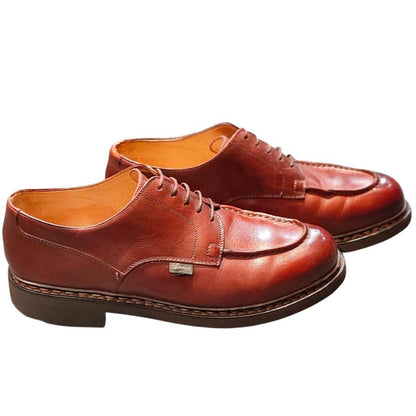 パラブーツ レザーシューズ シャンボード Uチップ 22431 ブラウン系 メンズ サイズ8.5 Paraboot CHAMBORD ビジネスシューズ 約26.0cm【LA】【中古】