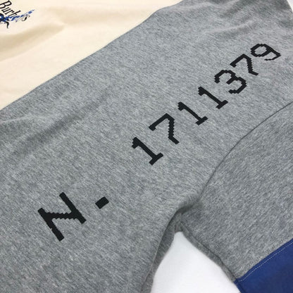 中古◆バーバリー Tシャツ パネルデザイン サイズXL メンズ 総柄 Burberry 【AFB8】