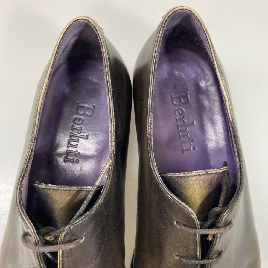 ベルルッティ アレッサンドロ ブラック サイズ5 Berluti 約24.0cm【AFC43】