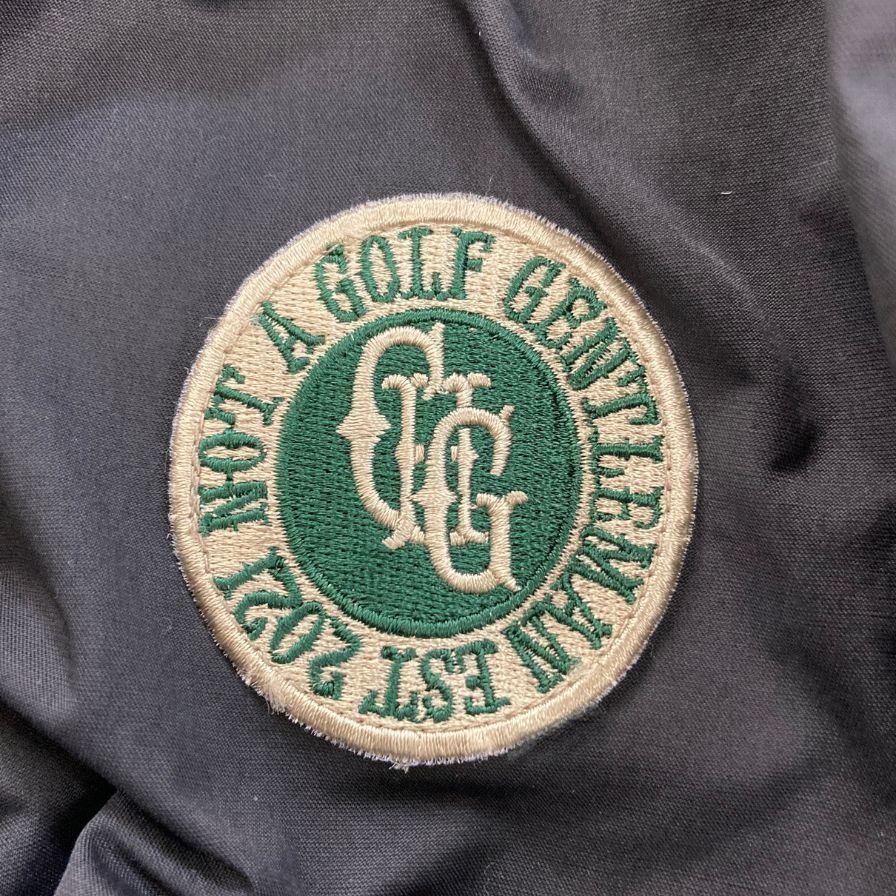美品◆キャプテンズヘルムゴルフ ナイロンプルオーバージャケット ブラック メンズ Cph/Golf 【AFB6】