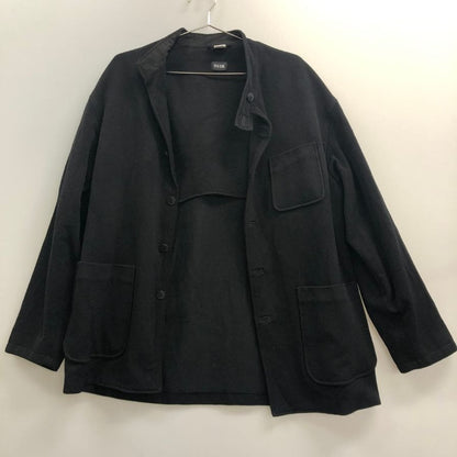 美品◆レデ ワークジャケット ブラック メンズ サイズXL FRONT11201 REDE 【AFB7】