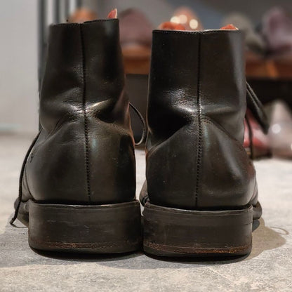パラブーツ レースアップブーツ プレーントゥ カーフ ブラック サイズUK6 メンズ PARABOOT ブーツ 約25.5cm【LA】【中古】