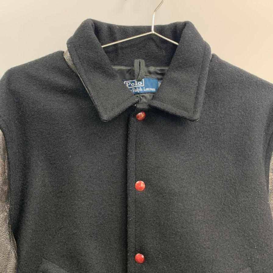 中古◆ラルフローレン スタジャン ブラック サイズL メンズ  RALPH LAUREN 【AFA24】